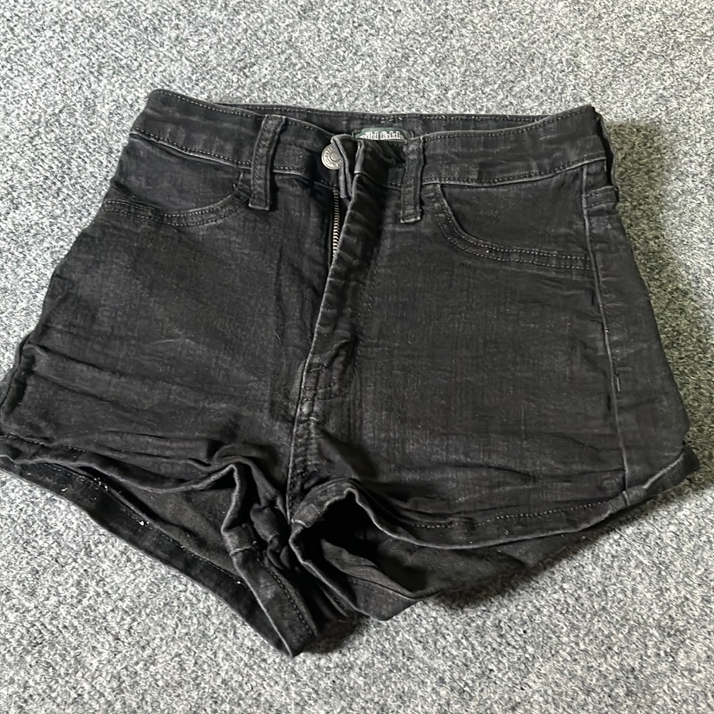 Black, high waisted, wild fable, extra small shorts in woman’s